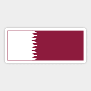 Flag of Qatar Sticker